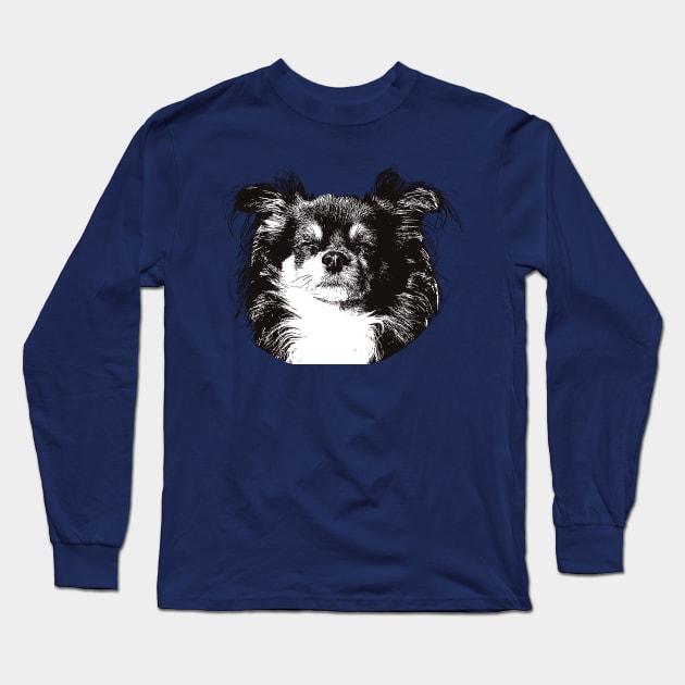 Chihuahua - Chihuahua Christmas Gifts Long Sleeve T-Shirt by DoggyStyles